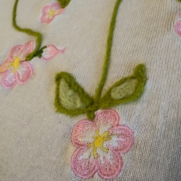 ONE-OF-A-KIND EMBROIDERED SWEATER - Picture 3 of 6